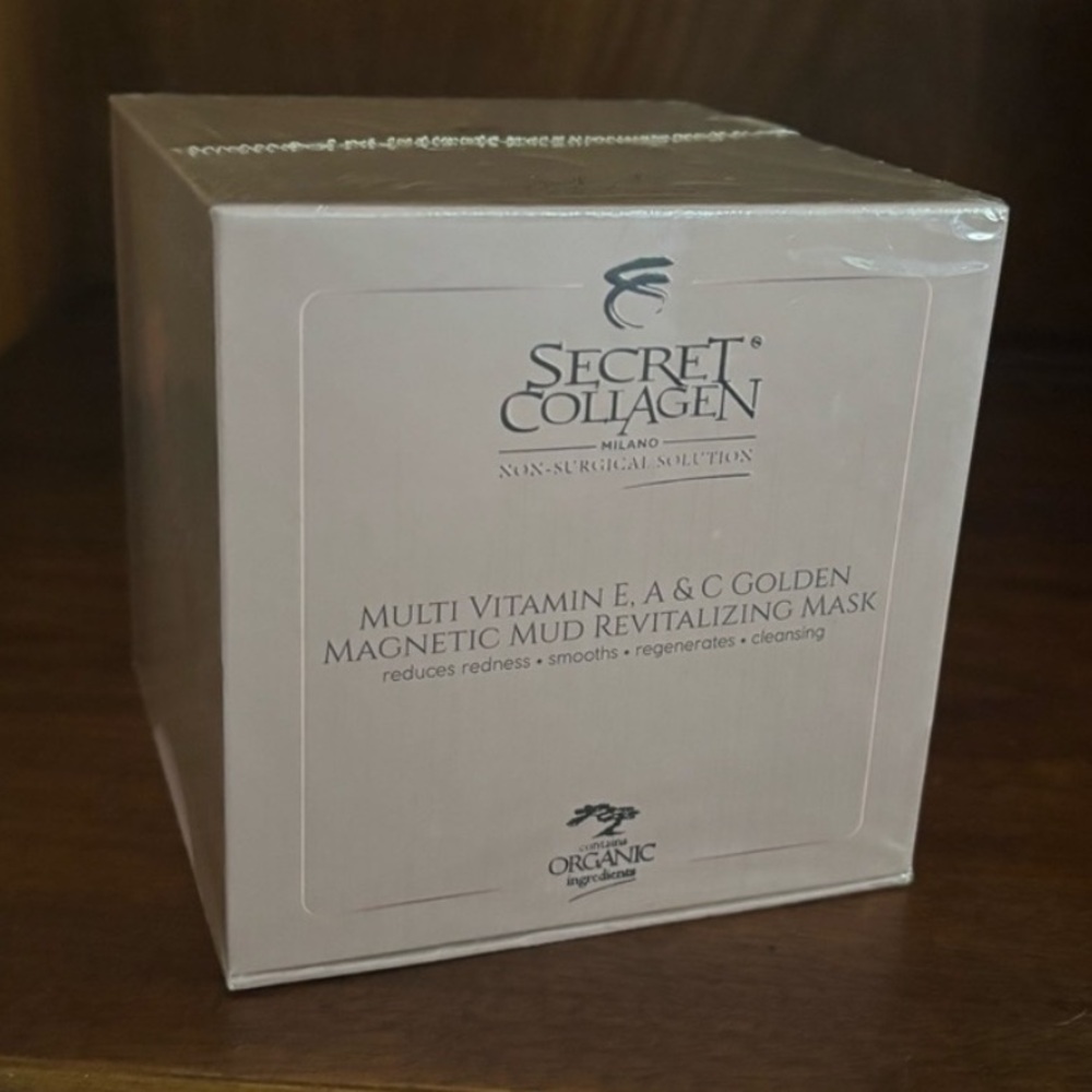 Secret Collagen - Golden Magnetic Mud Revitalizing Mask - NIB